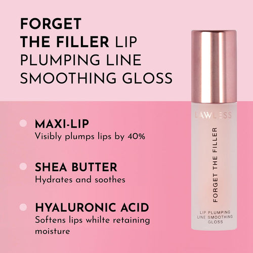 Forget The Filler Lip-Plumping Line-Smoothing Gloss